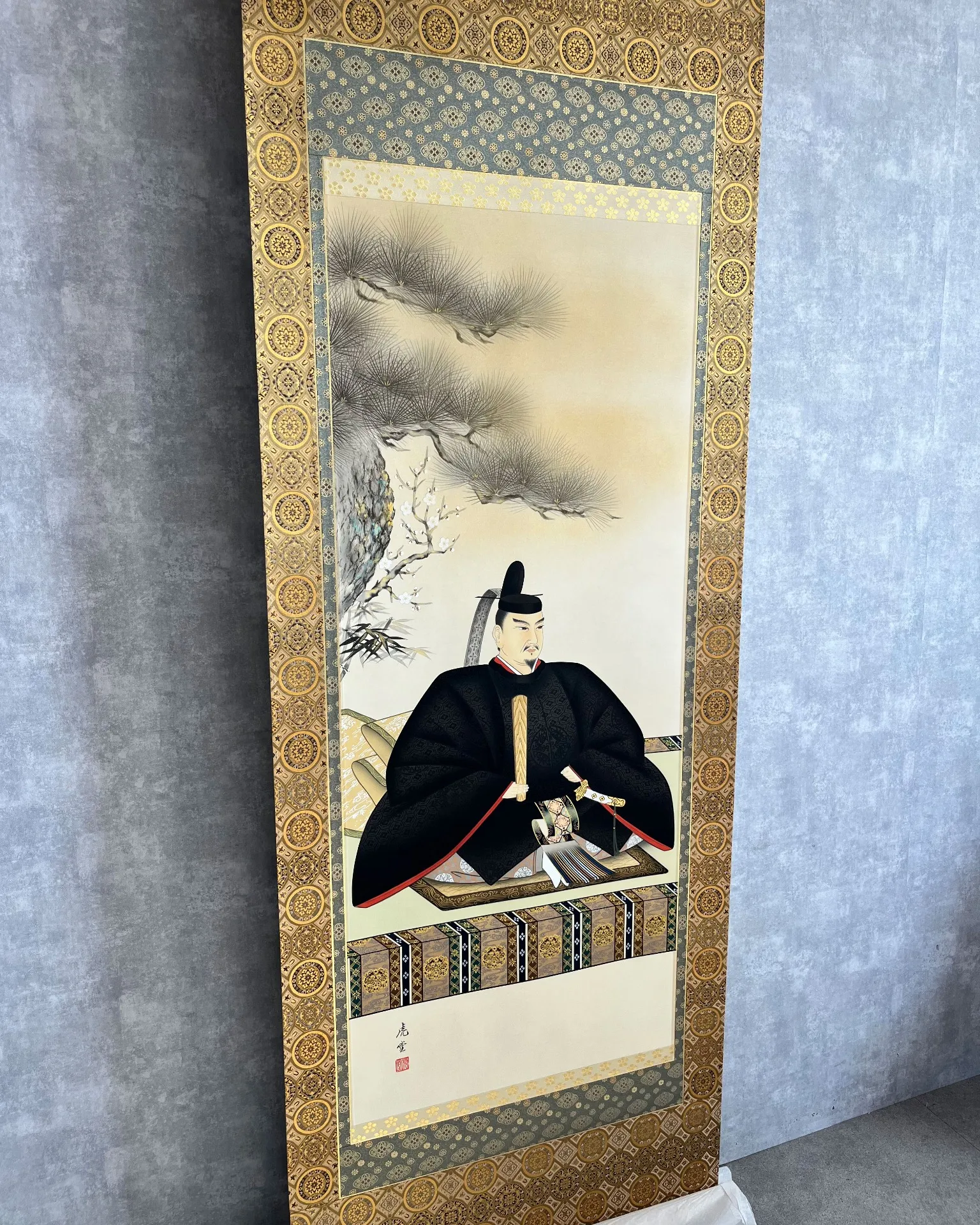 【掛け軸】天神様 