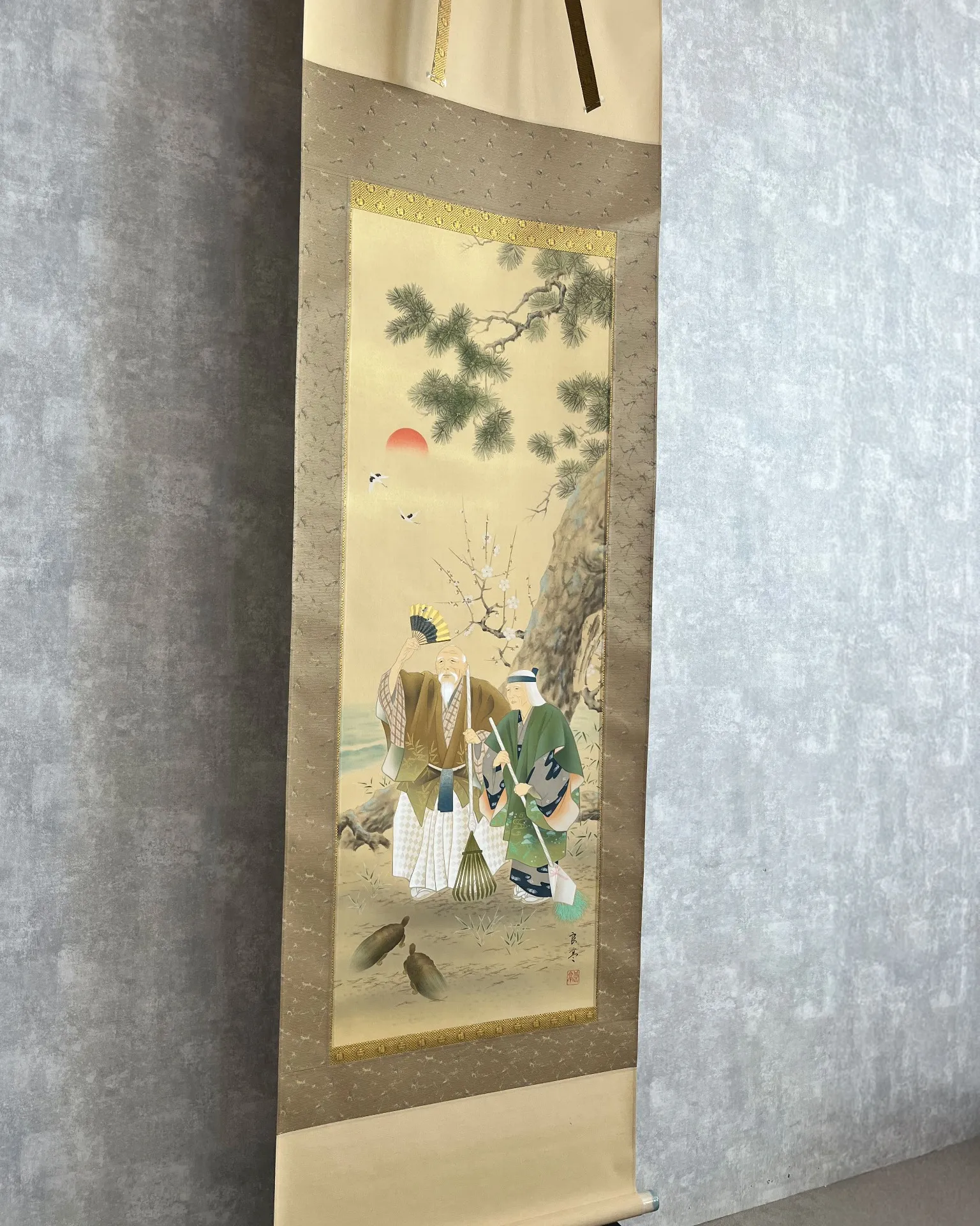 【掛け軸】高砂