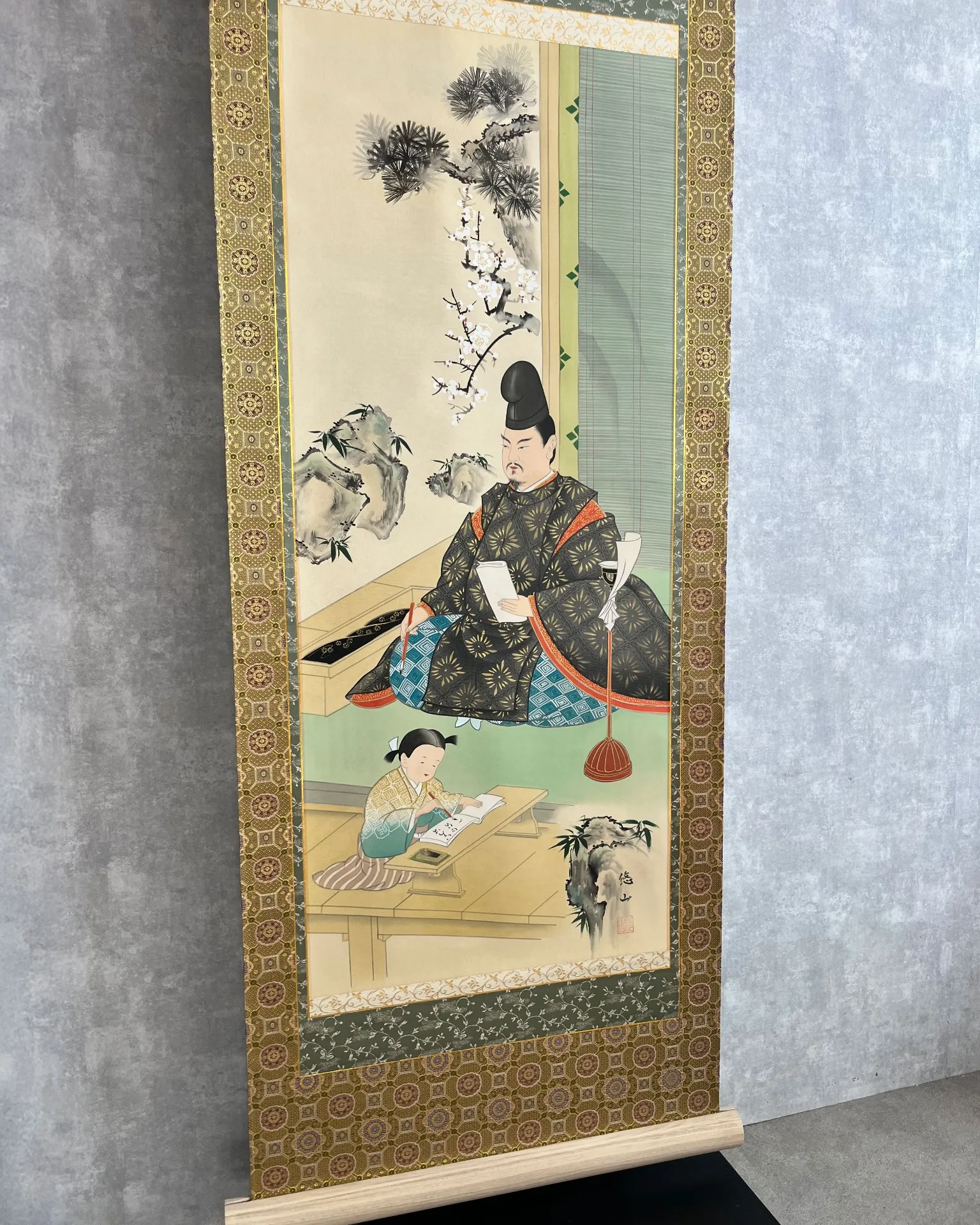 【掛け軸】 菅公瀬尊像