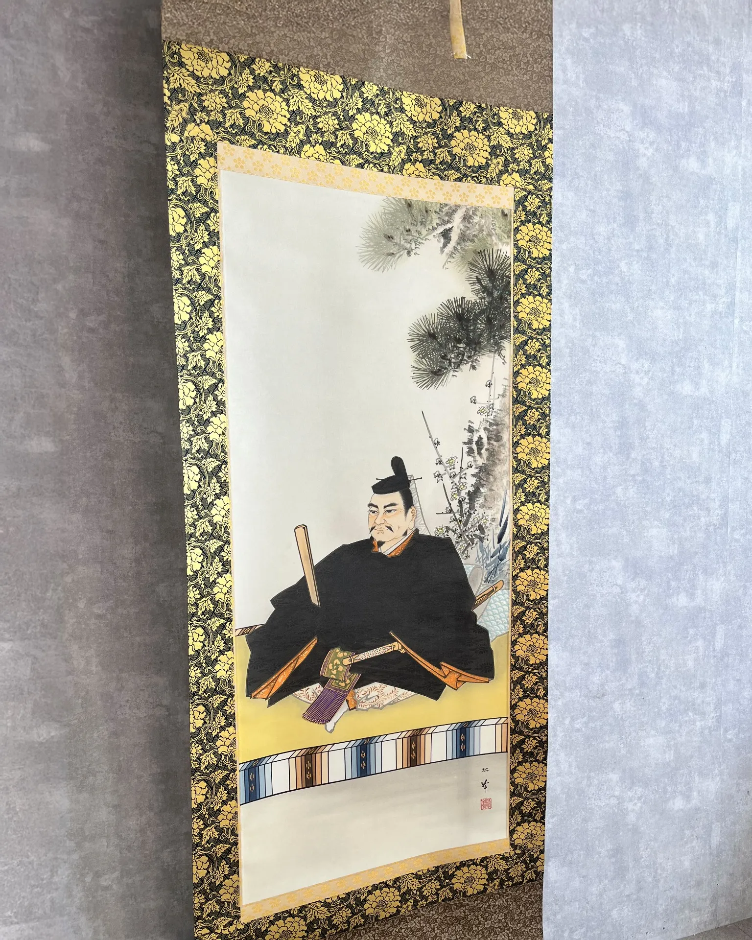 【掛け軸】菅原公卸像