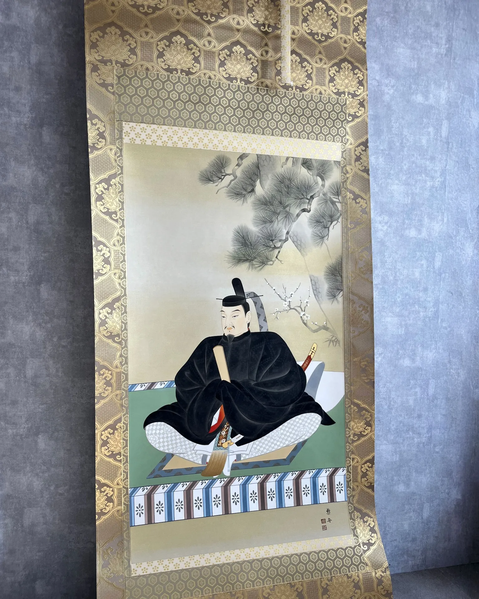 【掛け軸】天神様 上合金本丸衣装